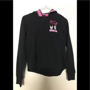 Hooded sweatshirt for girls
